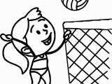 Volleyball Player Coloring Pages Free Coloring Pages for Girls Minion Swimsuit Images Cartoon Girl In