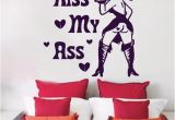 Walking Dead Wall Mural Betty Boop Kiss My ass Bedroom Wall Mural Art Sticker Transfer Vinyl