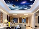 Wall and Ceiling Murals 3d Wallpaper Planet Space View Ceiling Art Wall Murals