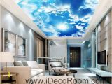 Wall and Ceiling Murals Sunshine Clouds Blue Sky Ceiling Wall Mural Wall Paper