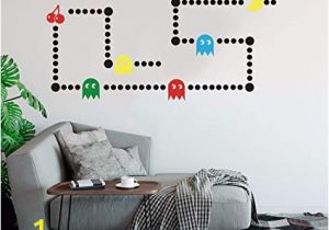 Wall Art Home Decor Murals Amazon Pacman Game Wall Decal Retro Gaming Xbox Decal