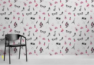 Wall Art Wallpaper Murals Uk Fashion Illustration Wallpaper Mural