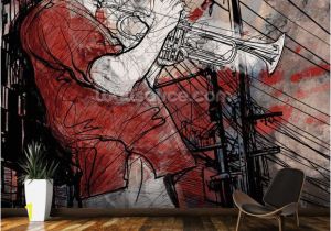 Wall Art Wallpaper Murals Uk Street Saxophone Player