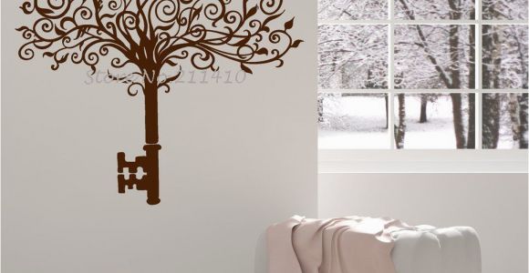 Wall Decals and Murals New Design Vinyl Wall Decal Abstract Tree Key Home Decor