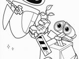 Wall E and Eve Coloring Pages Kids N Fun
