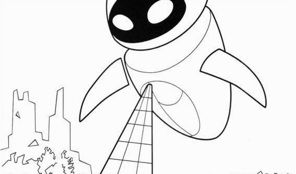 Wall E and Eve Coloring Pages Kids N Fun | divyajanani.org