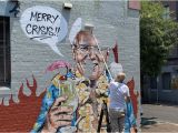 Wall Mural Artist Sydney Mural Mocking Scott Morrison S Hawaiian Jaunt is Painted Over