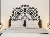 Wall Mural Decals Vinyl Headboard Wall Sticker Wall Mural Bed Bedside Mandala Vinyl Decals Kids Room Bedroom Giant Headboard Flower Home Decor Wall Stickers for Adults