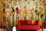 Wall Mural for Bar wholesale Customize 3d Wallpaper Bar Ktv Personality Retro European People Pharaoh Egypt Pyramids 3d Wall Mural Wallpaper In Hd Wallpapers It