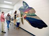 Wall Mural From My Photo Mural Support Williston Students Decorate Halls Of New High
