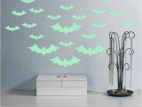 Wall Mural Glow In the Dark 2019 Dhl Halloween Bats Wall Decals Fluorescence Stickers Glow In the Dark Living Room Bedroom Removable Wall Stickers Murals From Lily Love $1 56