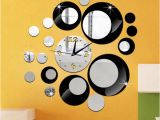 Wall Mural Paint by Numbers Kit Decorate Home 3d Number Mirror Clock Art Wall Sticker Decoration Decals Mural Painting Removable Decor Wallpaper G 12 14 Wall Clock 18 Wall Clock From