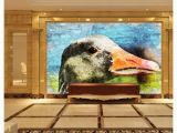 Wall Mural Painting Cost Papel De Parede Custom 3d Photo Murals Wall Paper Hand Painted Duck Oil Painting Retro Living Room Tv sofa Background Wall Decoration