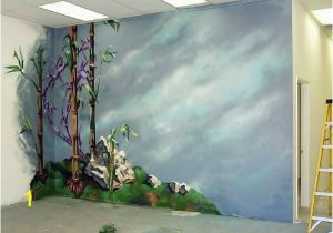 Wall Mural Painting Tutorial Painting Bamboo Murals Decals Walls Decor Pinterest