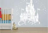 Wall Mural Princess Castle Floating Disney Fairy Castle Wall Sticker Vinyl Decal Wall