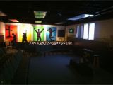 Wall Murals for Sunday School Rooms Wall Mural and sound Booth Youth Ministry