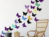 Wall Murals for Teenagers Artsy butterfly Decor Wall Decals 30 Stickers Products