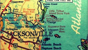 Wall Murals Jacksonville Fl Jax Map 60s