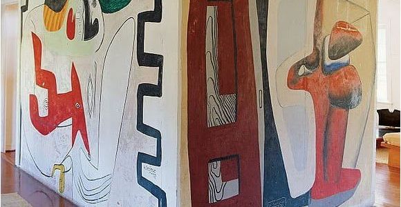 Wall Murals Long island A True original Le Corbusier Painted This Mural In