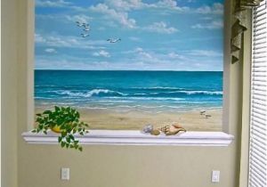 Wall Murals Ocean Scenes This Ocean Scene is Wonderful for A Small Room or Windowless Room