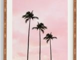 Wall Murals Palm Trees Deny Designs Palm Trees & Sunset Framed Wall Art Size E