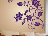 Wall Murals Price In India Stickerskart Wall Stickers Wall Decals Purple Vine Flower 5710 50×70 Cms