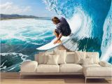 Wall Murals Surfing Custom Murals 3d Surfing Wallpapers House Decor Wall Paper