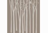 Wall Murals Tree Silhouette Birch Tree Silhouettes Paint by Number Wall Mural