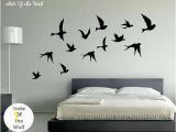 Wall Of Birds Mural Flying Birds Wall Decal Vinyl Sticker Art Decor Bedroom