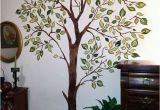 Wall Tree Mural Stencils Leafy Tree Stencil Walltowallstencils