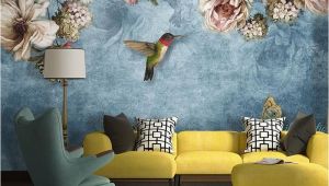 Wallpaper Vs Wall Murals European Style Bold Blossoms Birds Wallpaper Mural