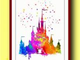 Walt Disney World Wall Murals 1 Buy 1 Free = 2 Drawing Using Watercolor Gives A Bright