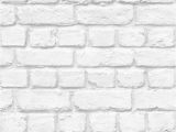 Warehouse Brick Wall Mural Warehouse Graphic Brick Effect Wallpaper White Grey