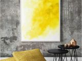 Watercolor Wall Mural Diy Off Yellow Watercolor Wall Art Modern Wall by