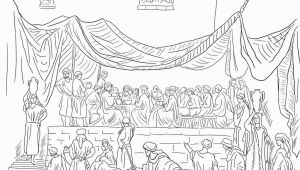 Wedding Feast at Cana Coloring Page the Marriage Feast at Cana Coloring Page