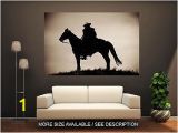 Western Cowboy Wall Murals Wall Art Canvas Print Picture Wild West Cowboy Horse