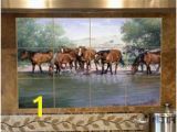 Western Tile Murals 26 Best Kitchen Backsplash Images