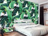 What Paint to Use for Bedroom Wall Mural Custom Wall Mural Wallpaper European Style Retro Hand Painted Rain forest Plant Banana Leaf Pastoral Wall Painting Wallpaper 3d Free Wallpaper Hd