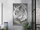White Tiger Wall Mural Amazon Canvas Lion and Tiger Face Leadership Wall