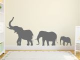 Wild Animal Wall Murals Marching Elephants Wall Decal
