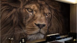 Wildlife Wallpaper Murals Wallpaper Custom 3d Stereo Hd Wildlife Lion Backdrop Wall