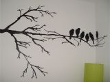 Willow Tree Mural Wall Painting Maybe Just One Branch and One Of the Birds An Accent