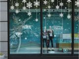 Window Cling Murals Diy White Snow Christmas Wall Stickers Window Glass Festival Decals
