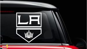 Window Murals for Cars L A Kings Inspired Window Car Decal Hockey Team Inspired Car Decal
