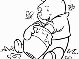 Winnie the Pooh Coloring Pages for Adults Winnie the Pooh Getting Delicious Honey Coloring Page