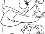 Winnie the Pooh with Honey Coloring Pages Winnie the Pooh Coloring Pages – Coloringcks
