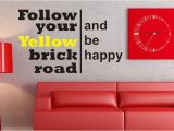 Wizard Of Oz Wall Murals Follow Your Yellow Brick Road Wizard Of Oz Art Wall Decals Wall