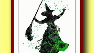 Wizard Of Oz Wall Murals Wicked Witch Poster Watercolor Poster Disney Wizard Of Oz Poster