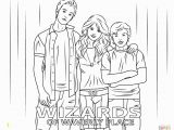 Wizards Of Waverly Place Coloring Pages to Print Justin Max and Alex From Wizards Of Waverly Place Coloring