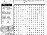 Word Search Coloring Pages to Print Printable Word Search Fruits and Ve Ables Kids